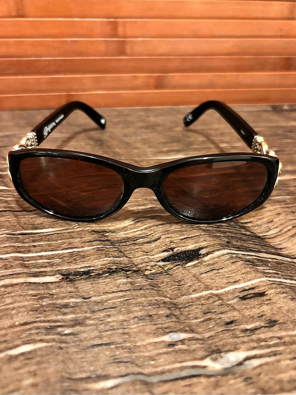Brighton Sabrina Sunglasses Black & Brown - Picture 9 of 9
